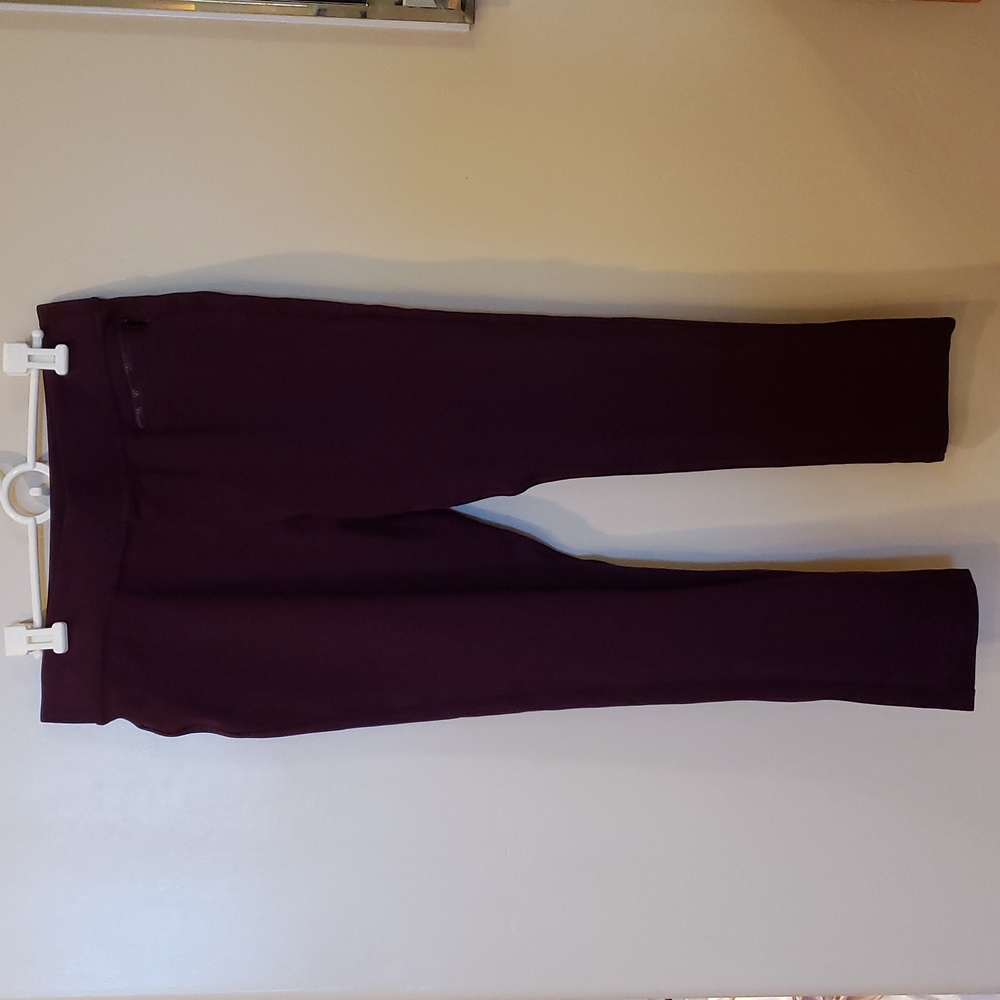 DKNY plum stretch leggings
